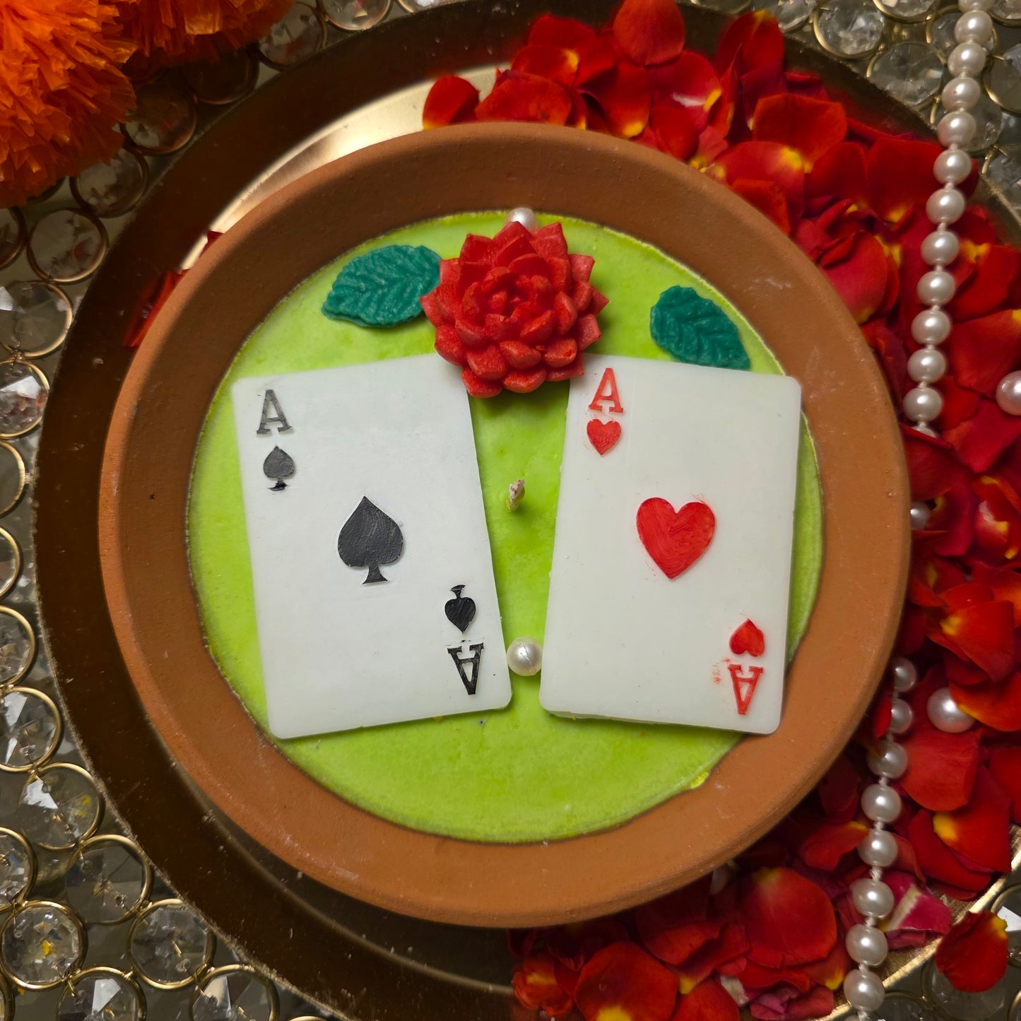 Cards Theme Candle