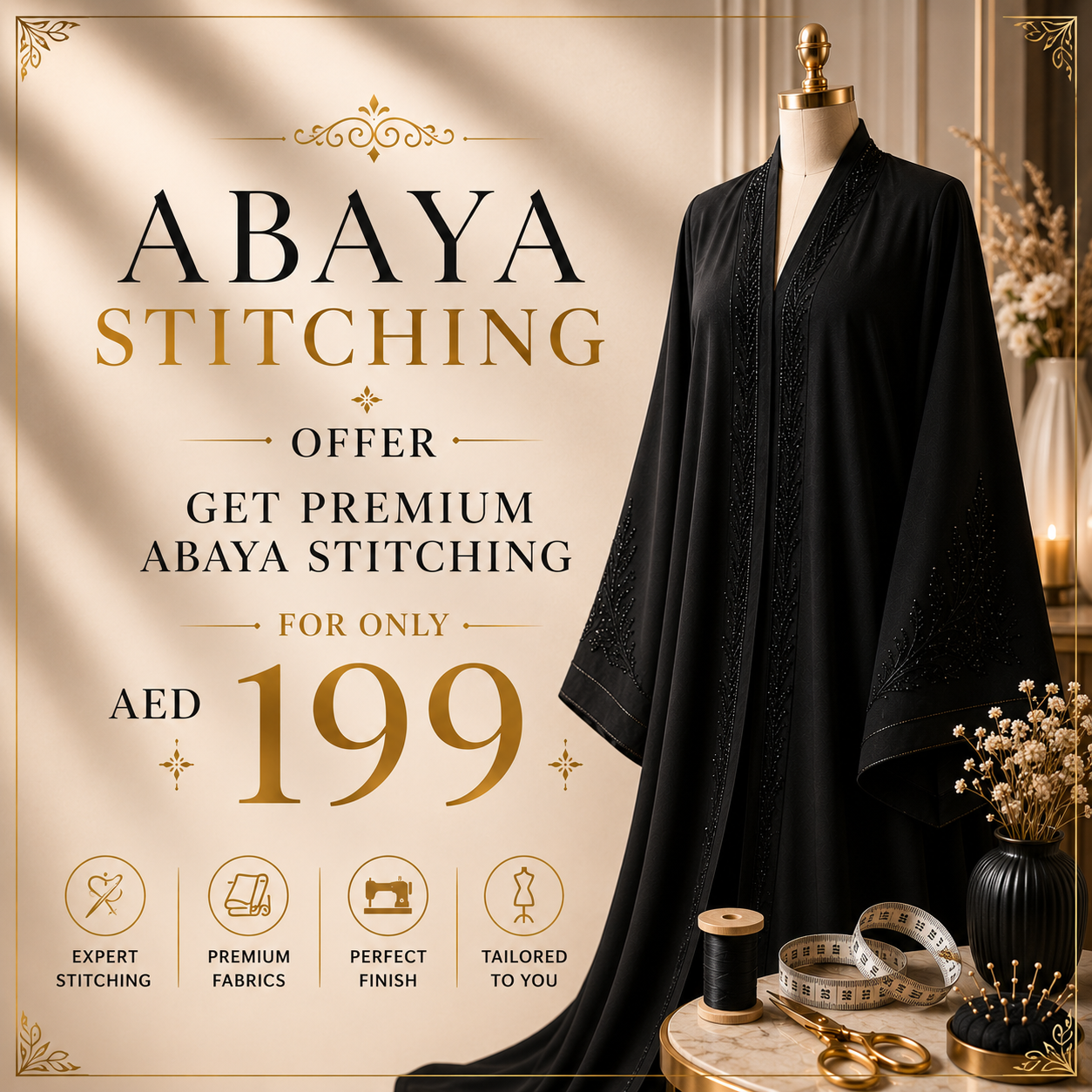 Abaya Premium Stitching Offer