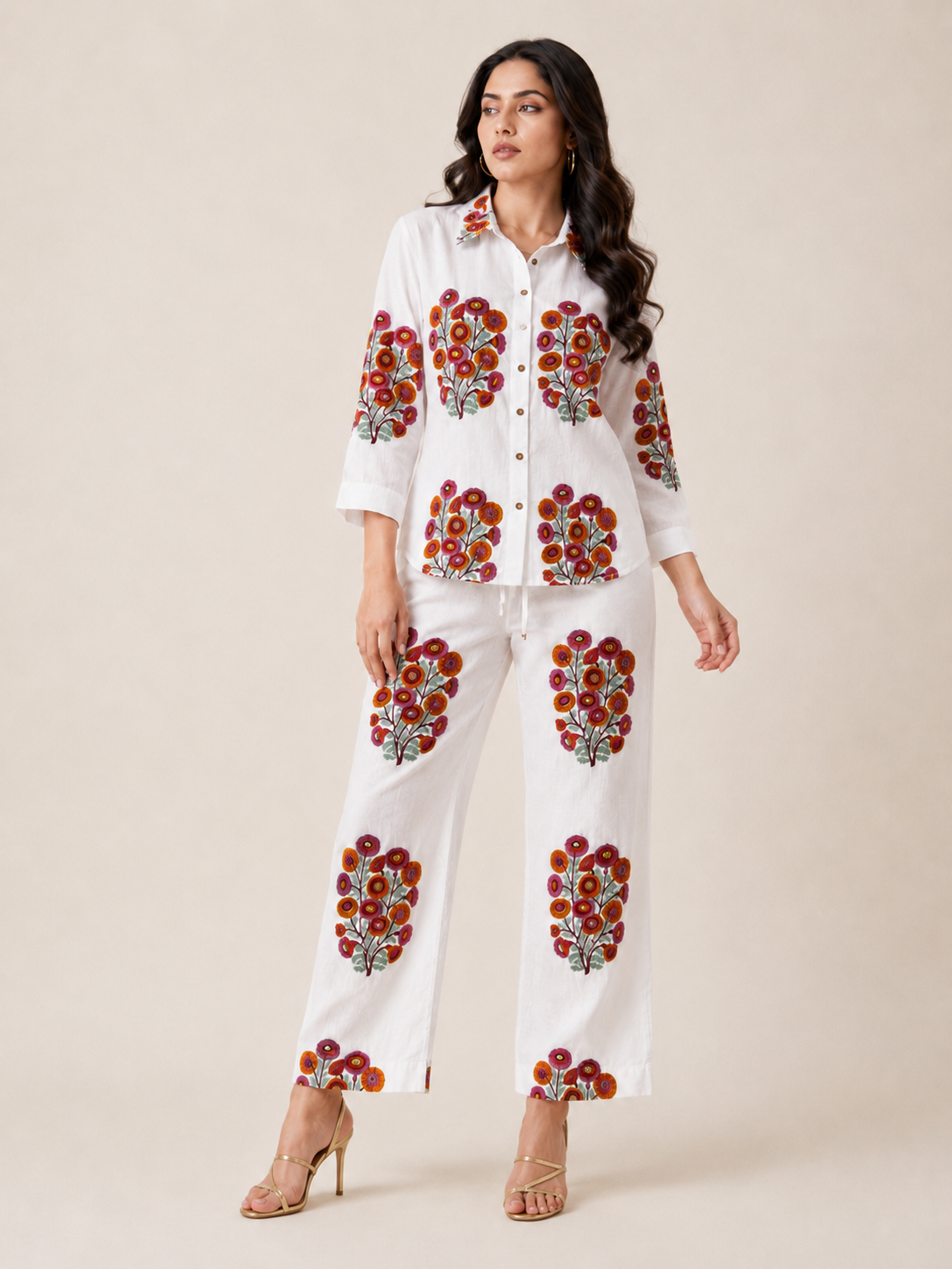 Amber Petal Co-Ord Set