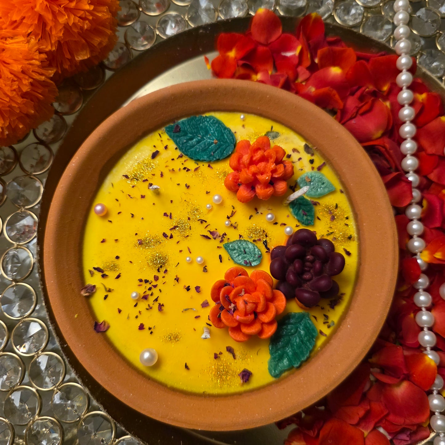 Flower Theme Candle Style 8