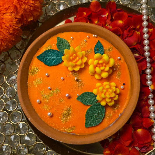 Flower Theme Candle