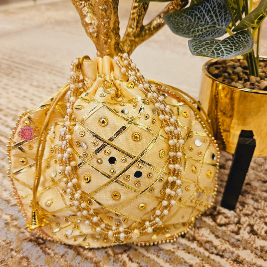 Gota Gifting Potli Gold