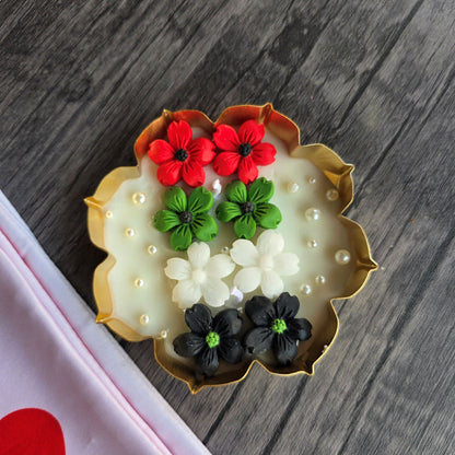 UAE National Day Theme Flower Candle