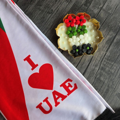 UAE National Day Theme Flower Candle