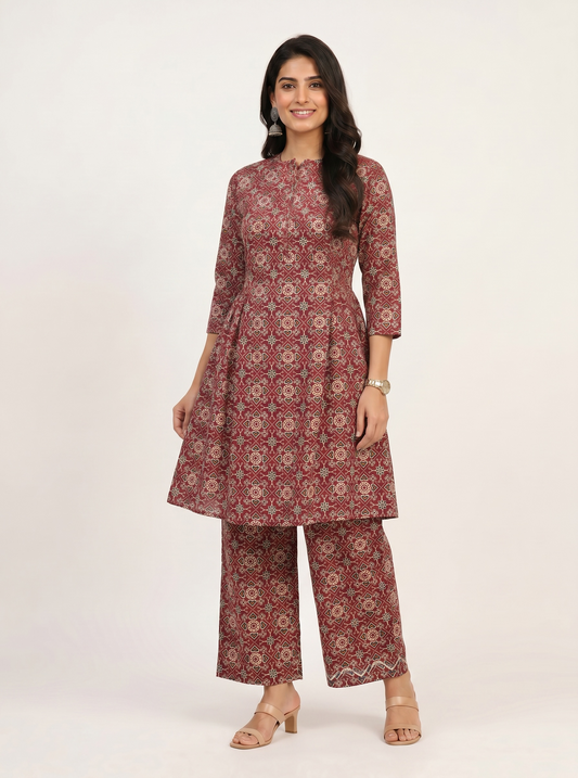 Cotton Printed Co-ord Set
