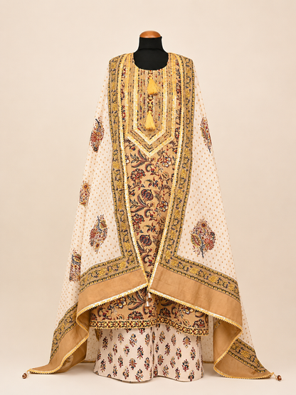 Rangmahal Amber Cotton Suit Fabric Set