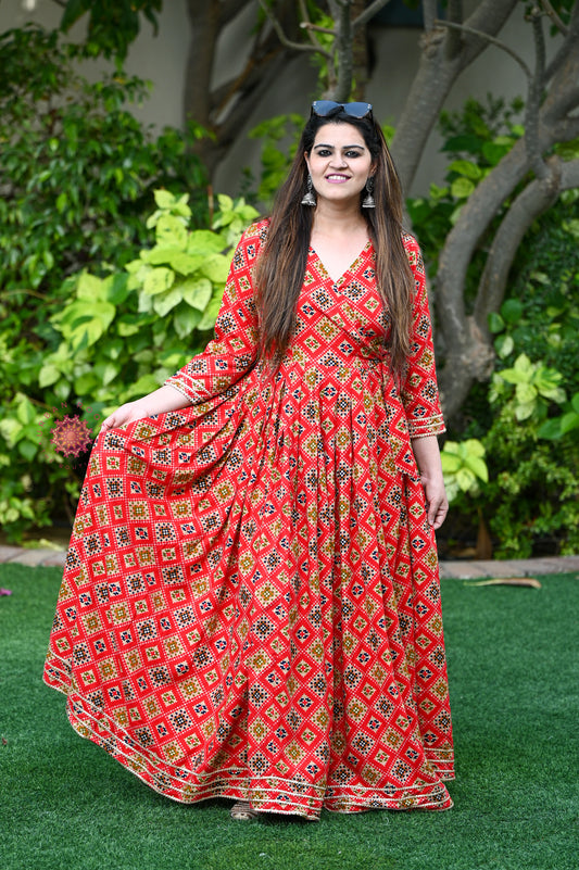 Long Wrap Around Dress