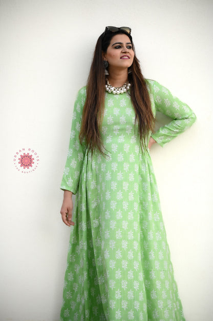 Cotton Long Maxi Dress