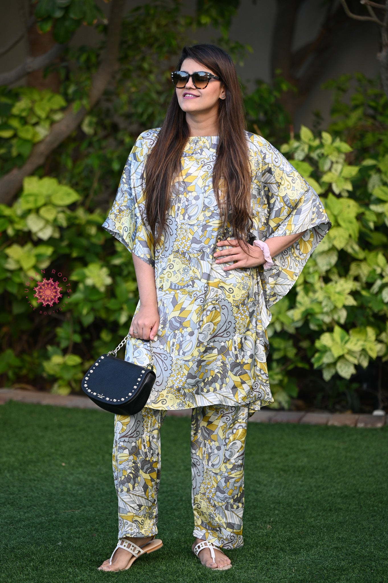 Satin Printed Co-ord Set