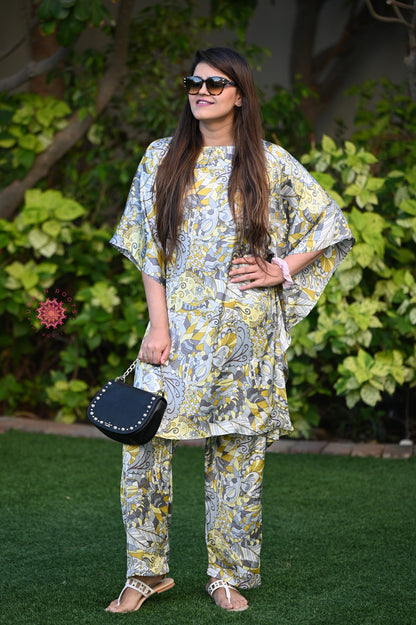 Satin Printed Co-ord Set