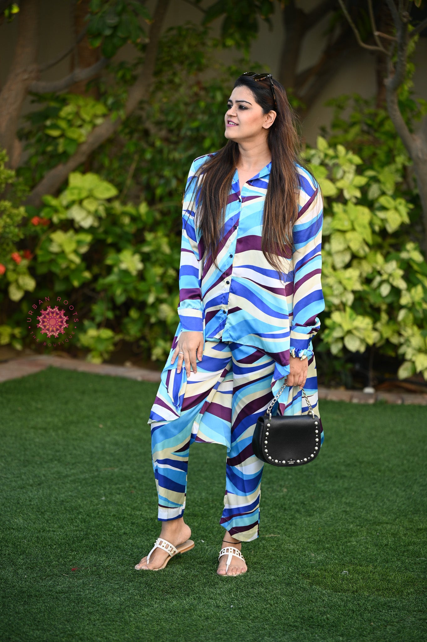 Satin Printed Co-ord Set