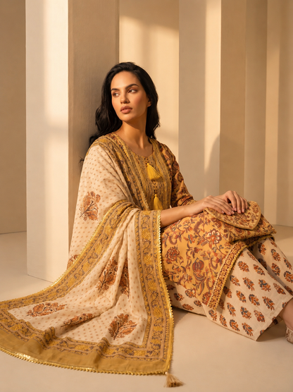 Rangmahal Amber Cotton Suit Fabric Set
