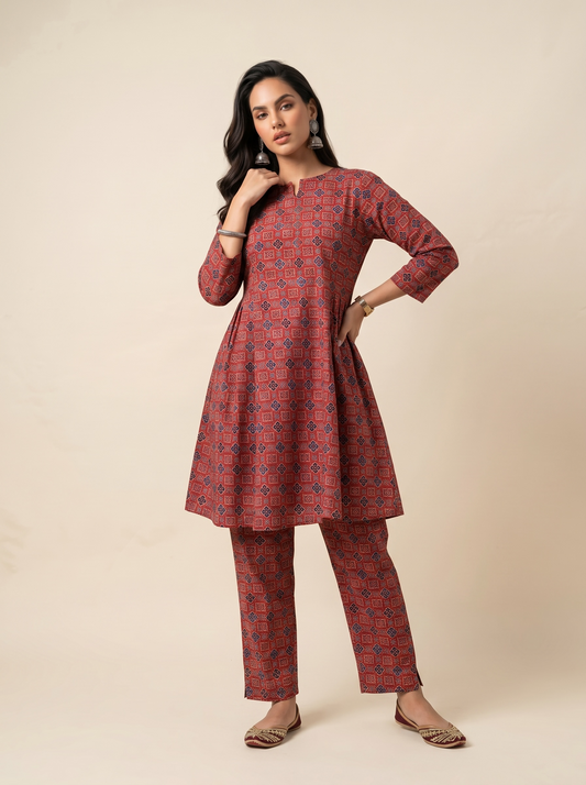 Cotton Printed Co-ord Set