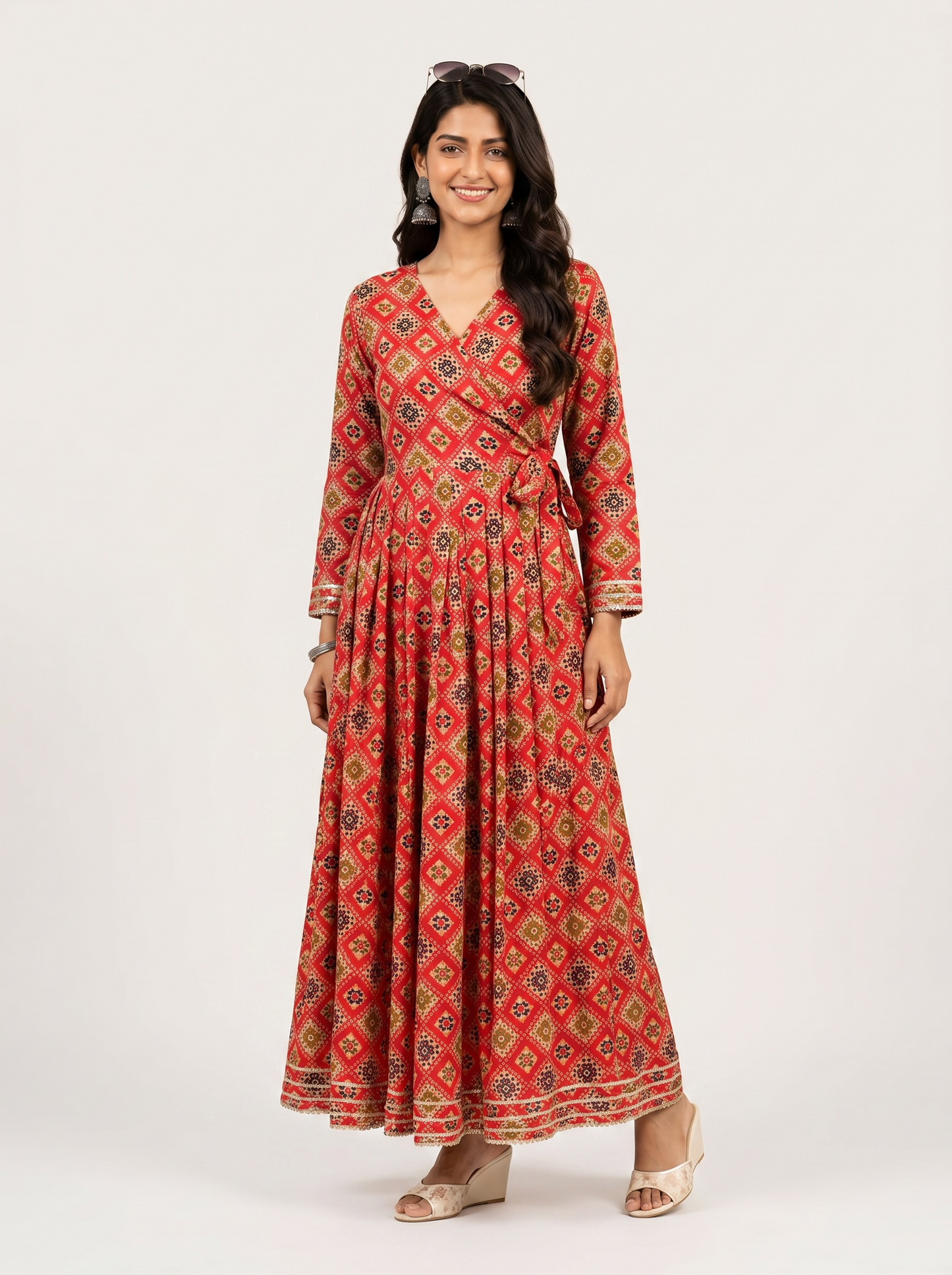 Ruby Mosaic Cotton Maxi Dress – The Summer Holiday Collection