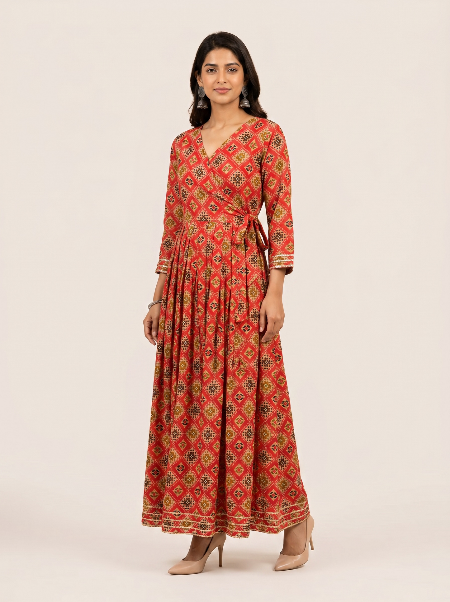 Ruby Mosaic Cotton Maxi Dress – The Summer Holiday Collection