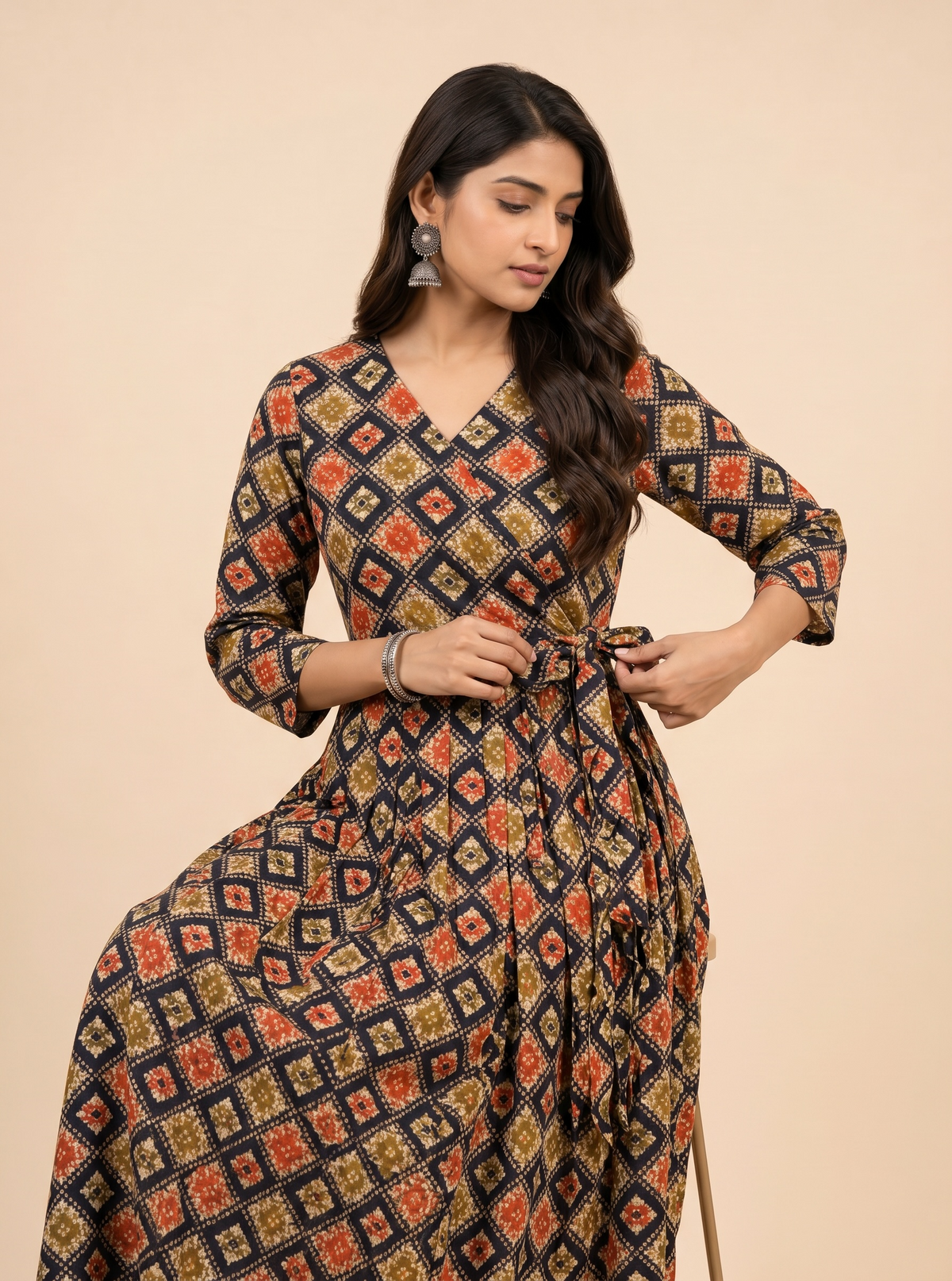 Midnight Mosaic Cotton Maxi Dress – The Summer Holiday Collection