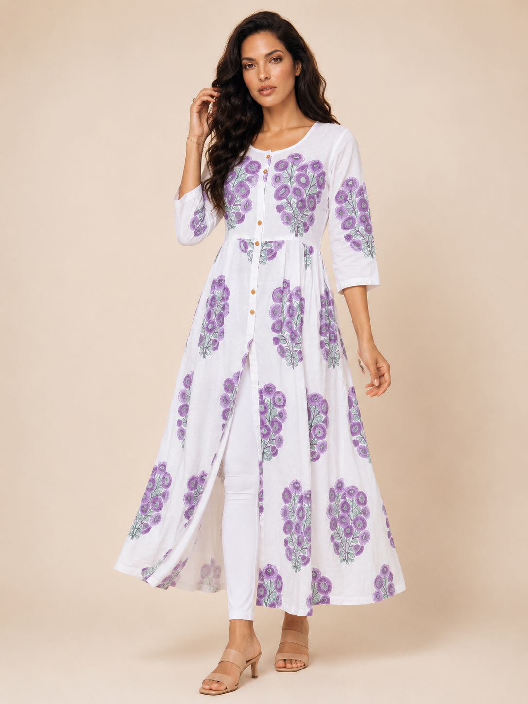 Lilac Garden Dress