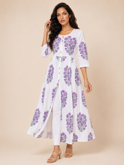 Lilac Garden Dress