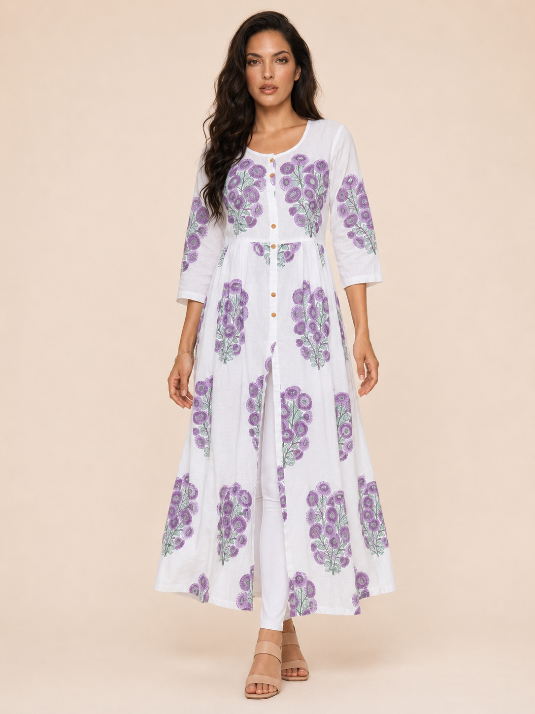 Lilac Garden Dress