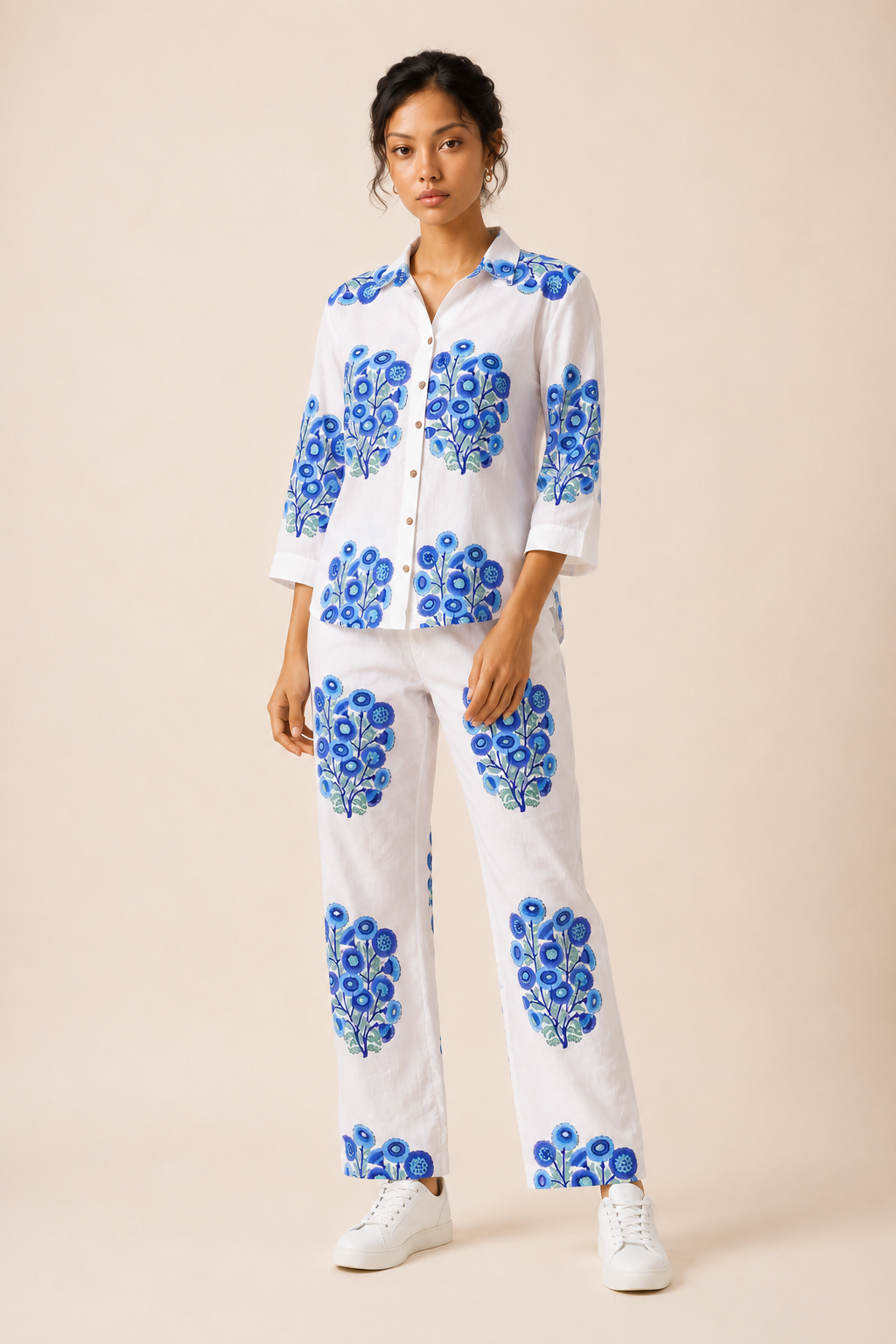 Azure Petal Co-Ord Set