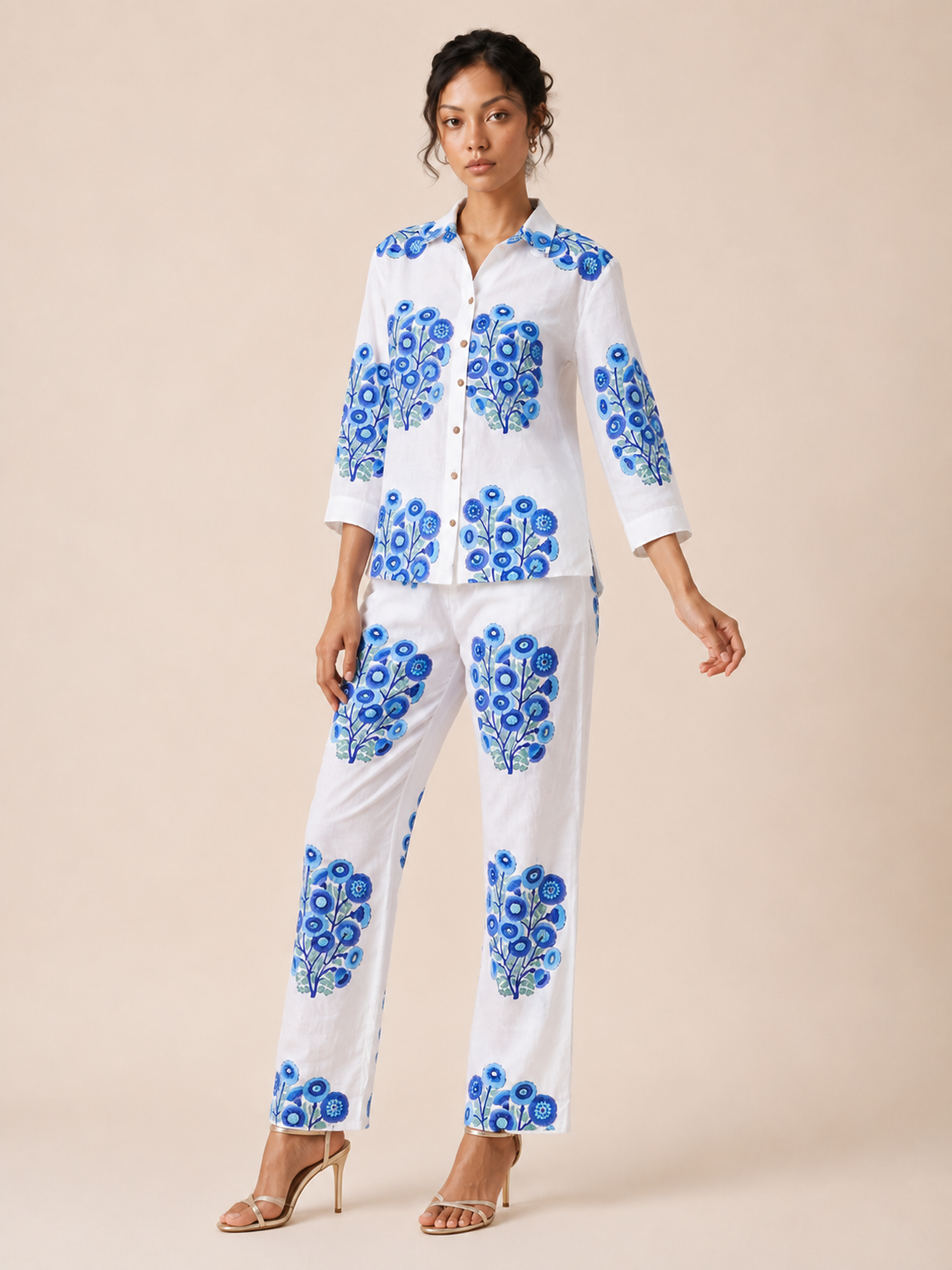 Azure Petal Co-Ord Set