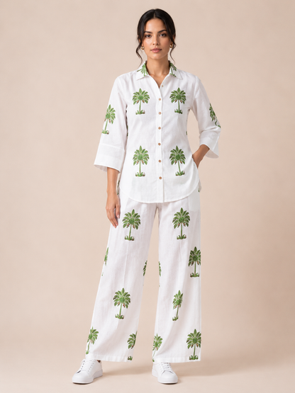 Olive Palm Co-Ord Set