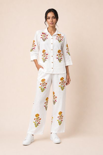 Golden Petal Co-Ord Set
