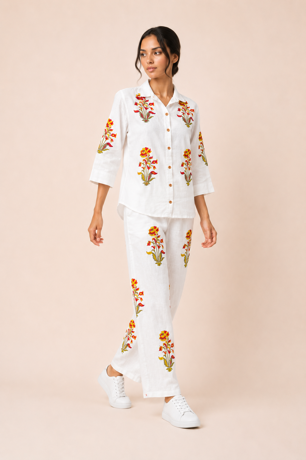 Golden Petal Co-Ord Set