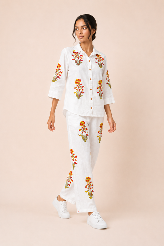 Golden Petal Co-Ord Set