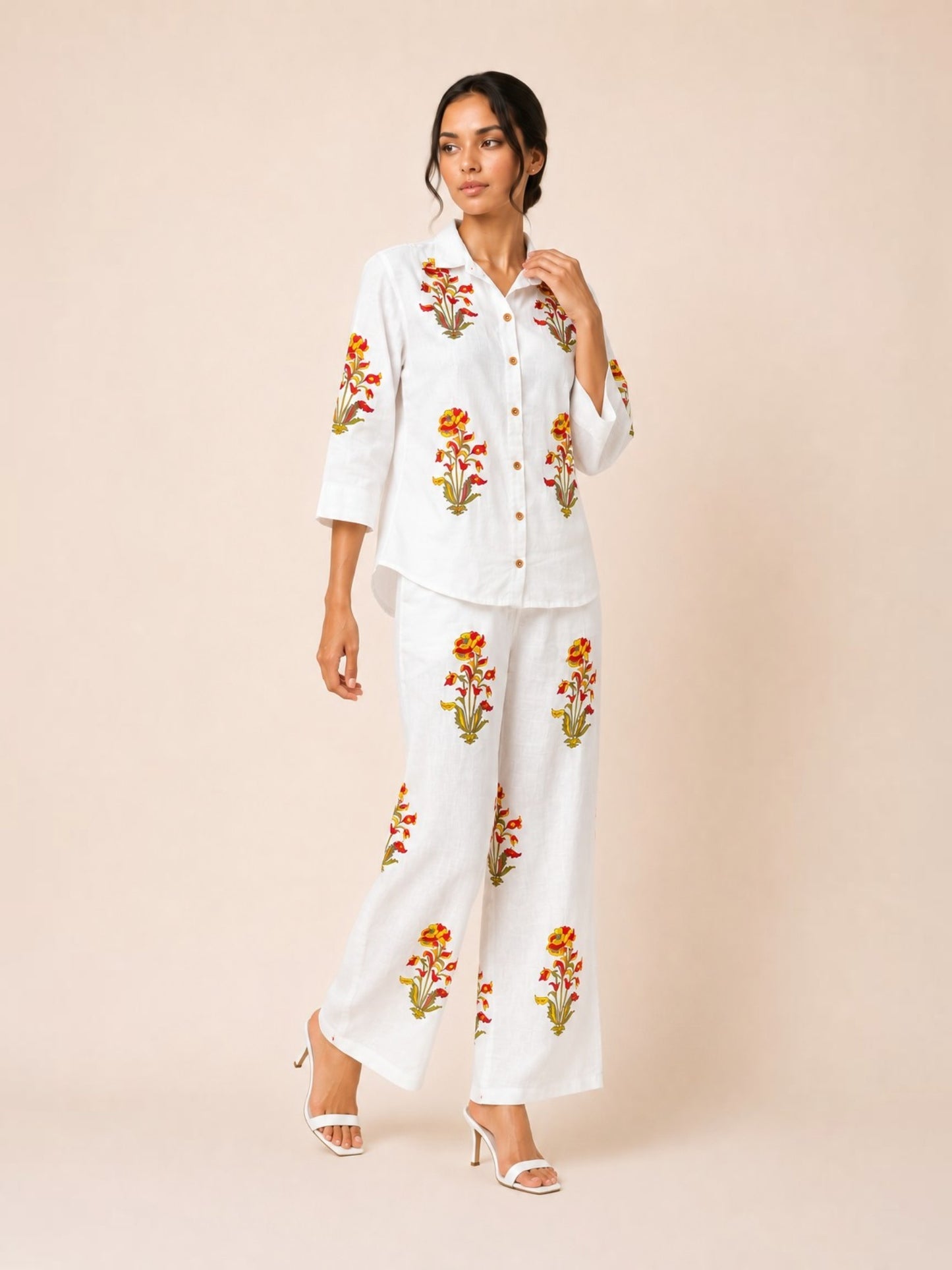 Golden Petal Co-Ord Set