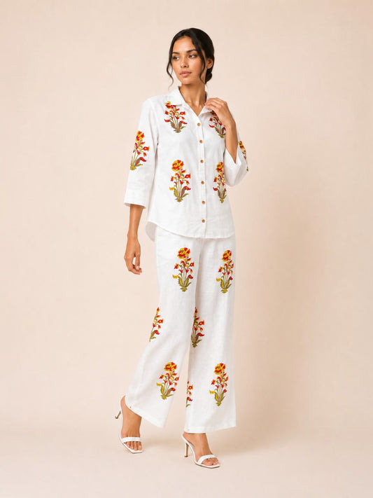 Golden Petal Co-Ord Set