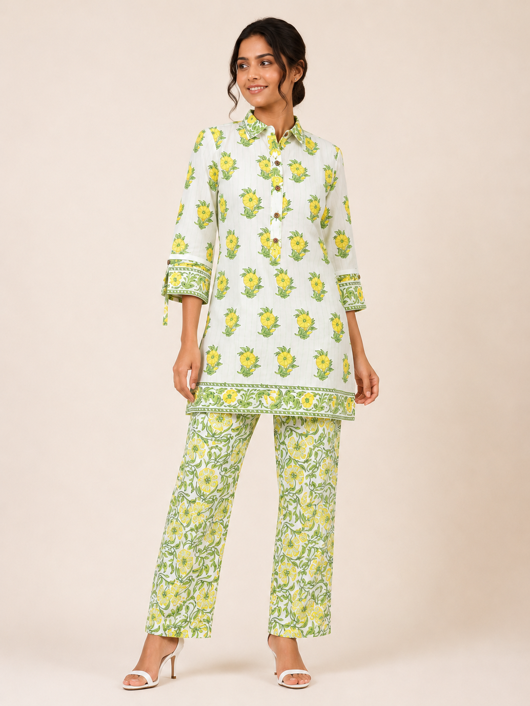 Citrine Garden Kurta Set