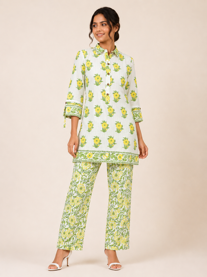 Citrine Garden Kurta Set