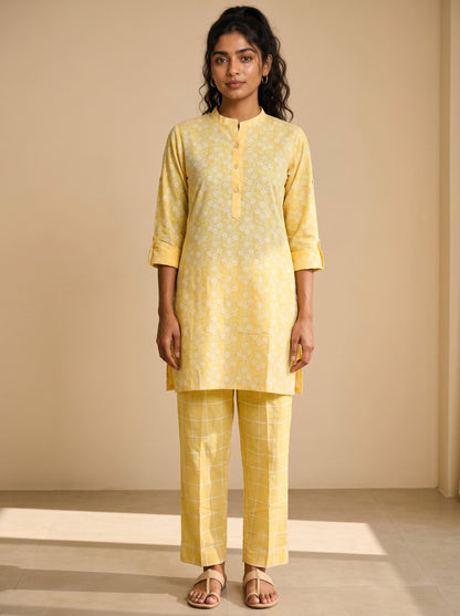 Sunshine Bloom Kurta Set