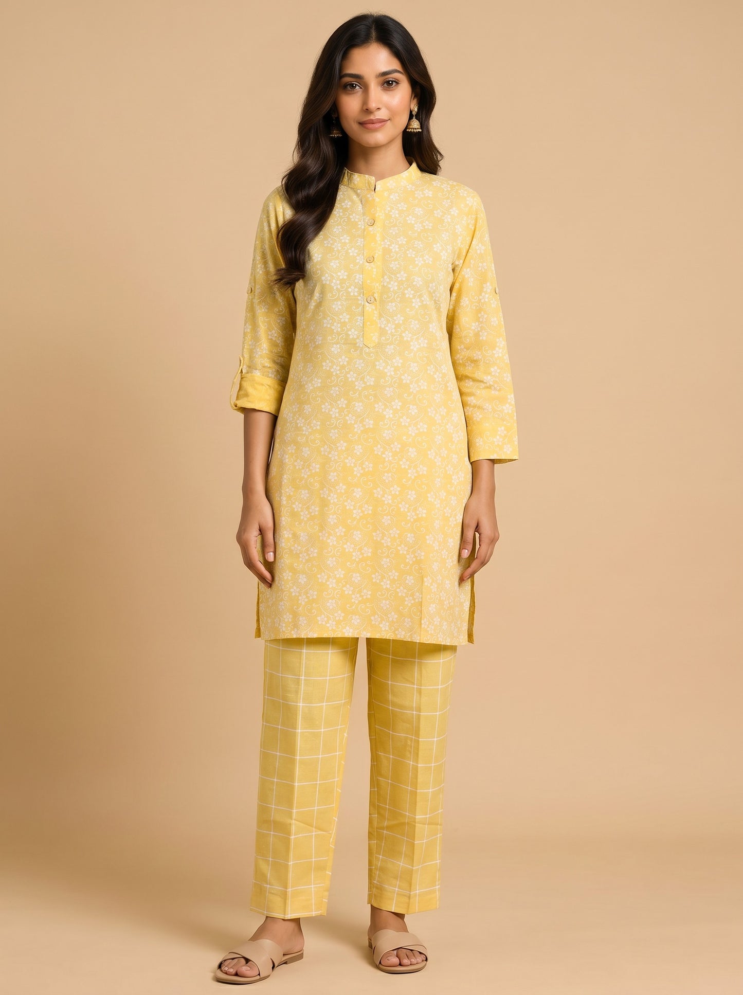 Sunshine Bloom Kurta Set