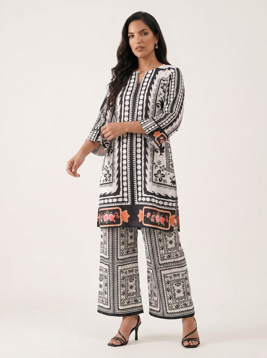 Noir Heritage Cotton Co-Ord Set