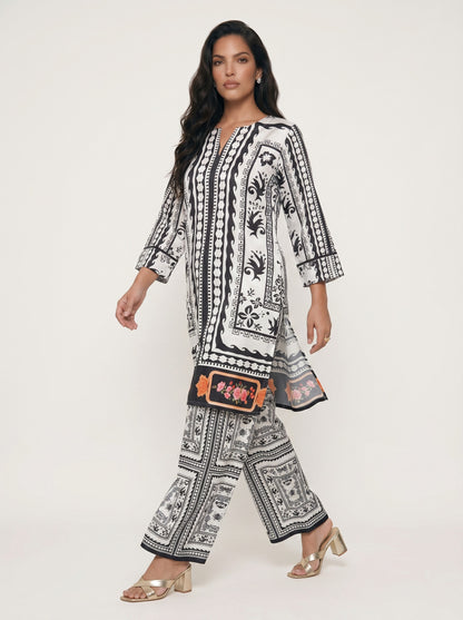 Noir Heritage Cotton Co-Ord Set