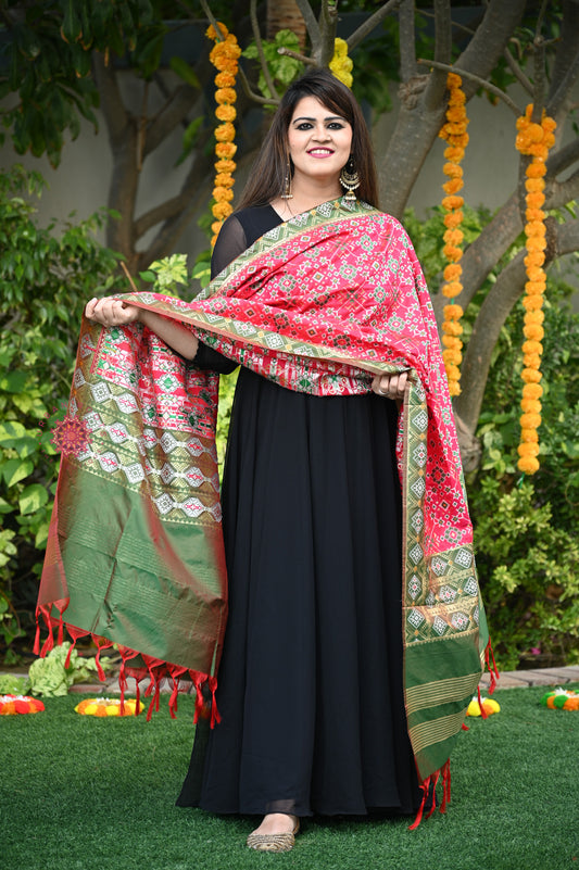 Patola Silk Dupatta - Urban Roots
