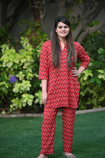 Cotton Printed Co-ord Set