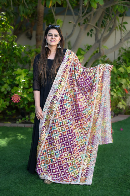Gota Work Georgette Dupatta