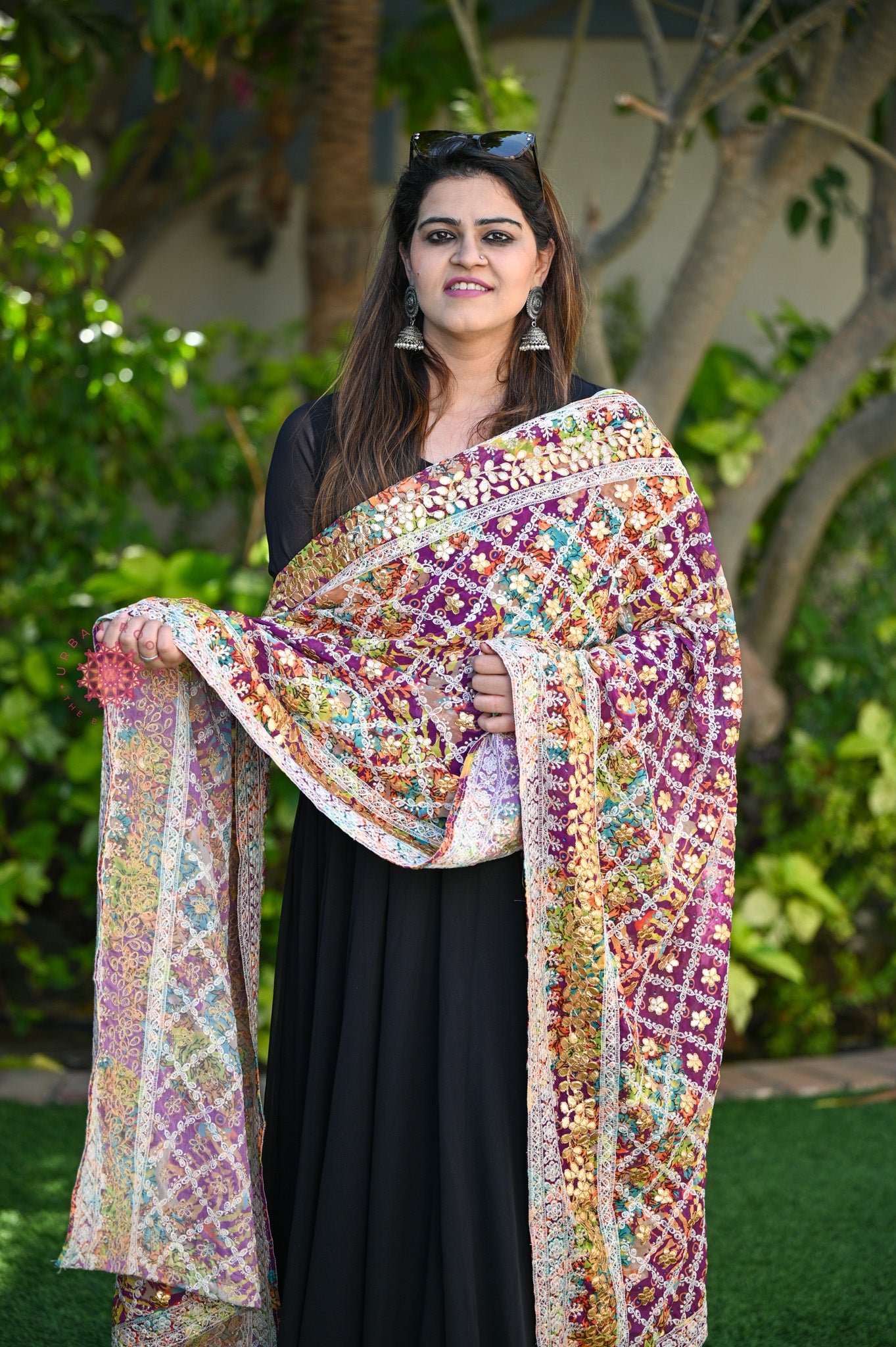 Gota Work Georgette Dupatta