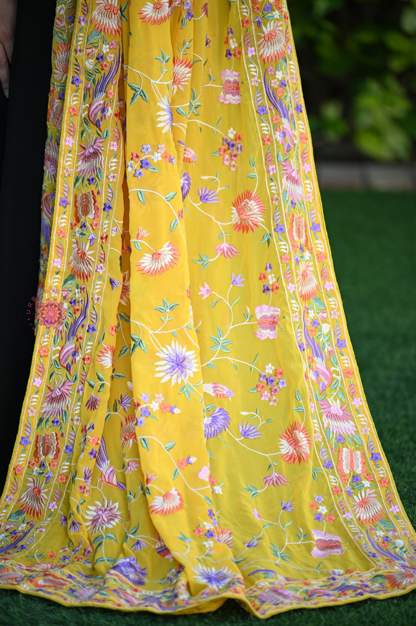 Parsi Gara Embroided Georgette Dupatta