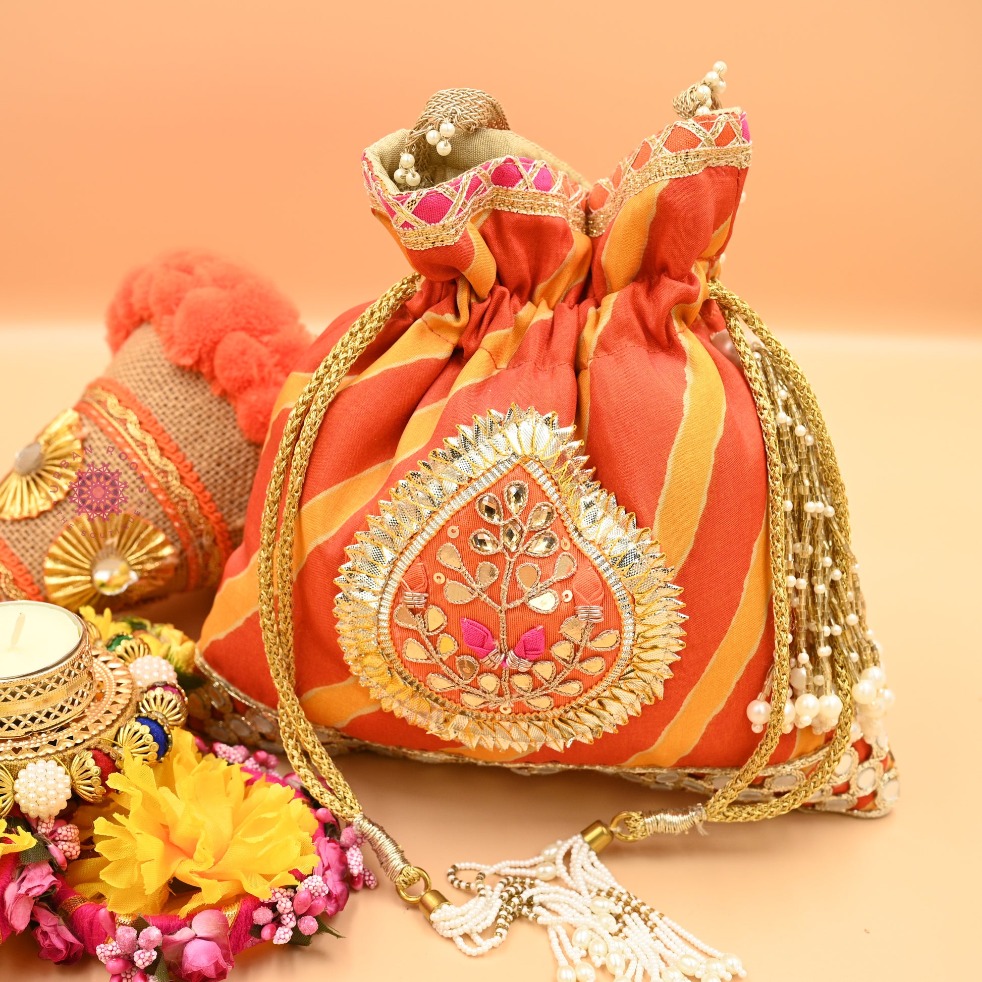 Festive Hand Potli / Hand Purse - Urban Roots