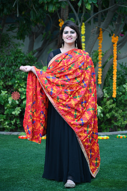 Chinon Phulkari Dupatta - Urban Roots