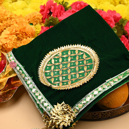 Thaal Cover Thaal Posh Velvet Fabric - Urban Roots
